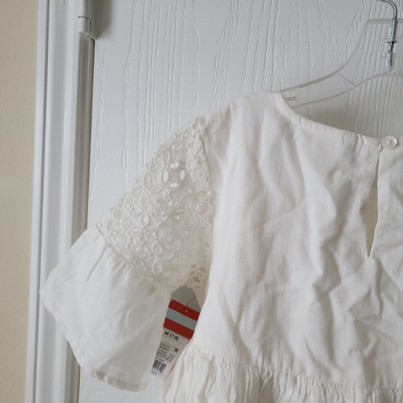 Cat & Jack Eyelet Bell Sleeve Dress - Picture 6 of 8